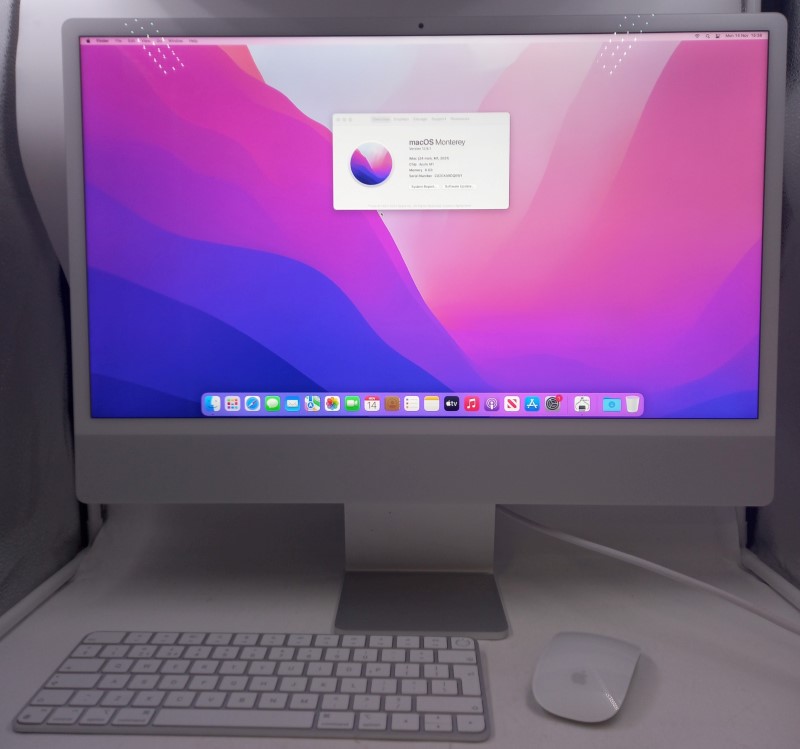 Apple IMac (24-Inch, M1, 2021) Apple M1 8GB 250 2021 Silver ...