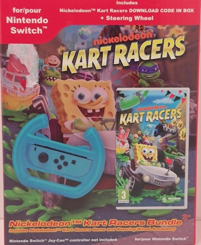 nickelodeon kart racers bundle wheel accessory switch game