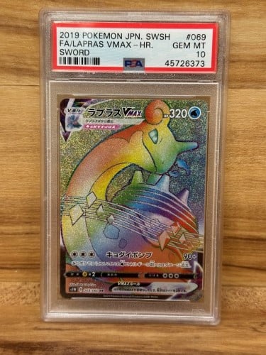 Pokemon 2019 Lapras Japanese Psa Graded 10 Slab | 049400168276 | Cash ...