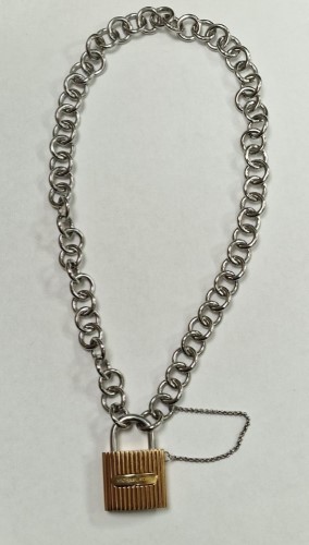 Metal Michael Kors Padlock Necklace Chain  | 046300068951 | Cash  Converters