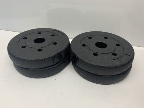 5Kg Weight Plates Black for 6.99 Second Hand