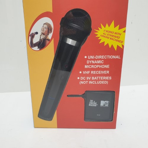 Mtv Professional Wireless Microphone. Black