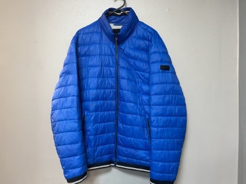 Michael kors blue puffer on sale jacket