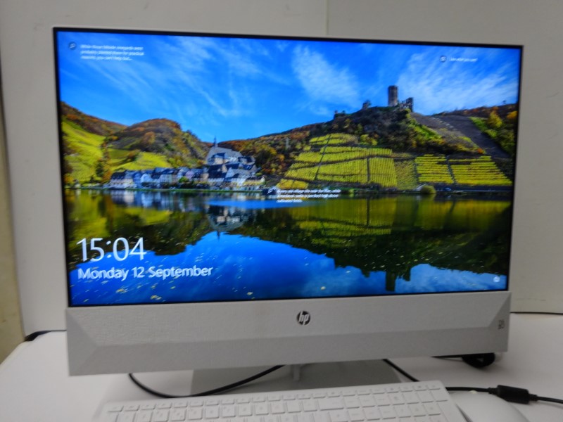 hp monitor grey