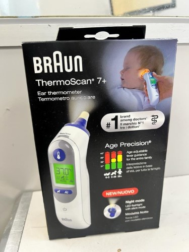 Braum Thermoscan 7+ Black, 029400146022