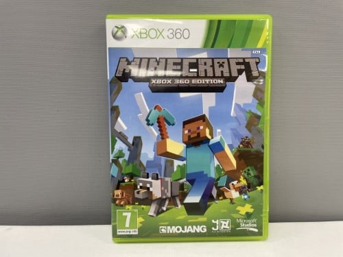 Minecraft xbox 360 sales disc