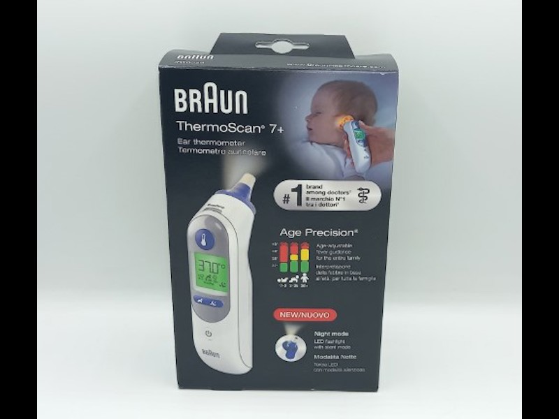 Braun Thermoscan 7+ with Age Precision & Night Mode