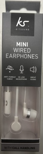 Kitsound mini best sale wired earphones