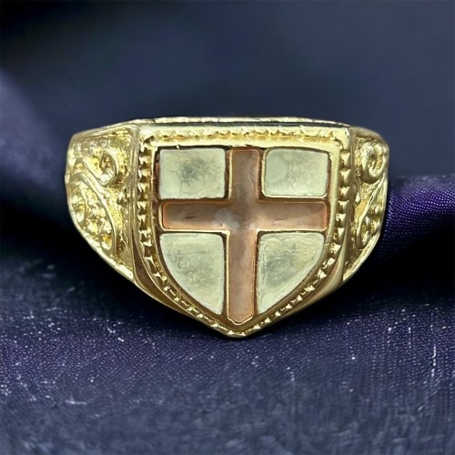 St george cross on sale ring