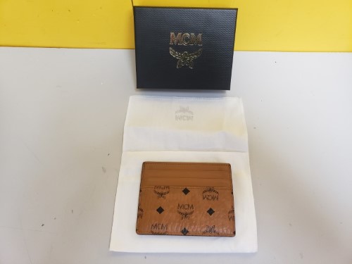 Mcm card holder with hotsell money clip