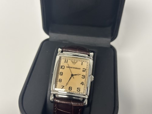 Emporio Armani Watch Unisex Ar0203 for 39.99 Second Hand