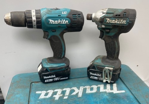 Makita best sale twin set