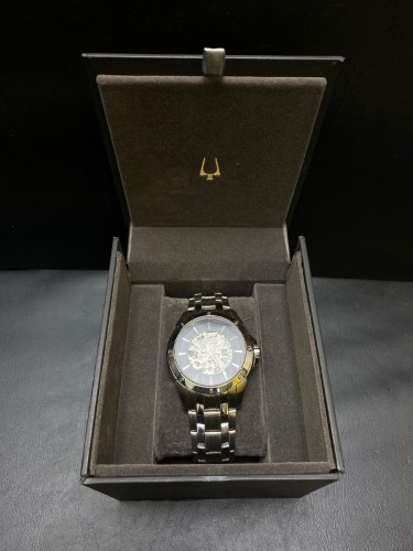 Bulova Watch Unisex 96A170 Automatic Skeleton 029500113858