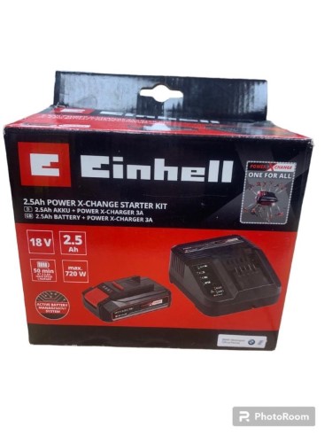 Chargeur et batterie EINHELL Starter kit power x-change, 18 V, 2.5
