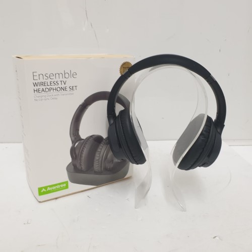 Avantree Ensemble Wireless TV Headphone Set. Black 038600273800