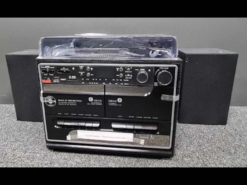 5 IN 1 Bluetooth Cassette & CD Player Music System Centre BT-SMC386r