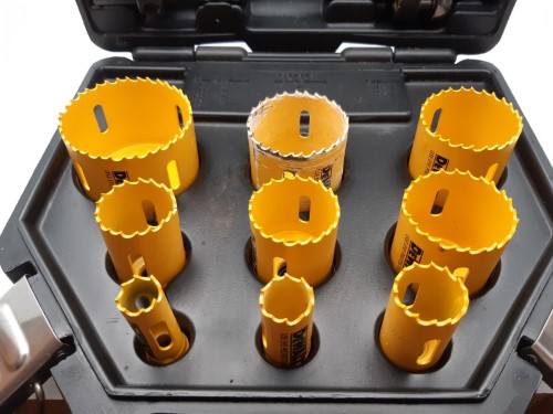 Dewalt Bi-Metal Deep Hole Saw Set For Electricians Wood Metal