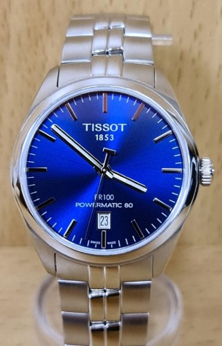 Tissot pr 100 sales powermatic 80 blue