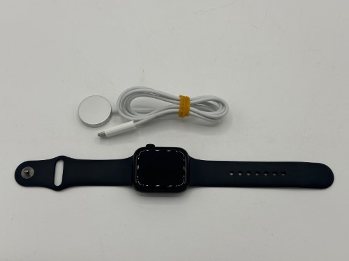 Apple Watch Series 7 45mm Gps Midnight Aluminimum A2474 Black