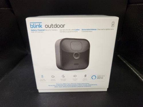 Blink outdoor store add on camera