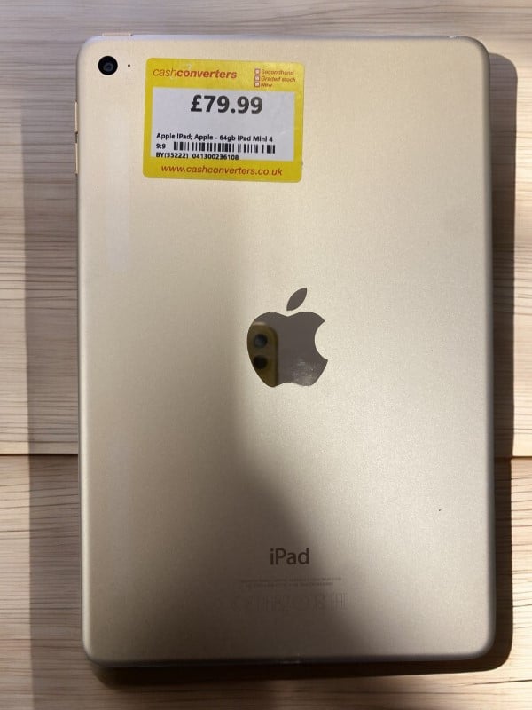 Apple iPad Mini 4 64GB 64GB White for £79.99 Second Hand