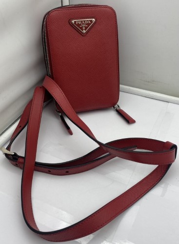 Prada discount red handbag