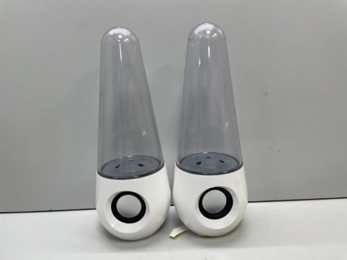 White 2024 water speakers