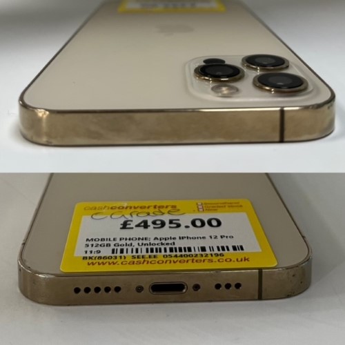 Apple iPhone 12 Pro 512GB Gold | 054400232196 | Cash Converters