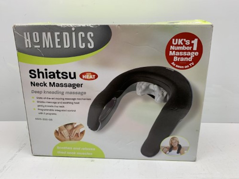 HoMedics Shiatsu Neck Massager with Heat Model NMS-300