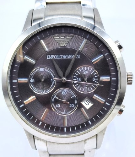 Mens emporio armani chronograph hotsell watch ar2448