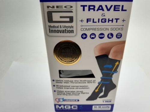 Neo G Travel Socks - Graduated Compression - Class 1 Medical Device :  : Clothing, Shoes & Accessories