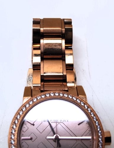 Burberry watch with diamonds hot sale