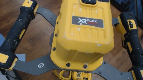 Dewalt paddle mixer online battery