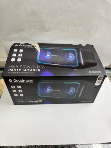 Goodmans best sale led speaker