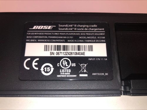 Bose on sale soundlink charging