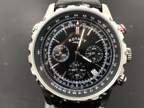 Rotary clearance pilot chronograph