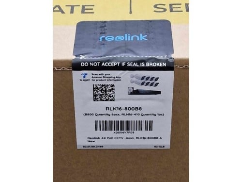 Reolink Rlk16-800B8 Smart 24/7 Surveillance In 4K Ultra HD Black ...