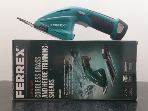 Ferrex 7.2V Li Ion Cordless Grass Hedge Trimming Shears Gdss72n