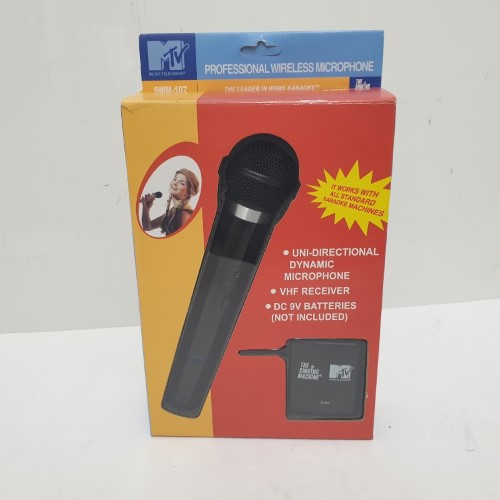 Mtv Professional Wireless Microphone. Black