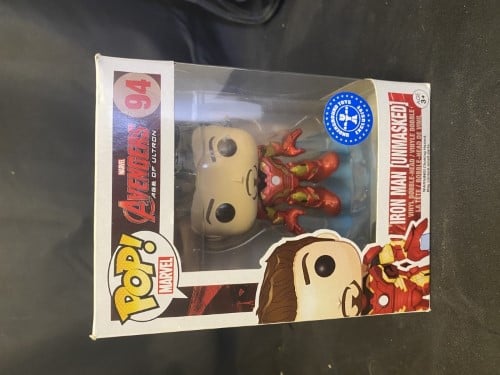 Iron man best sale unmasked funko pop