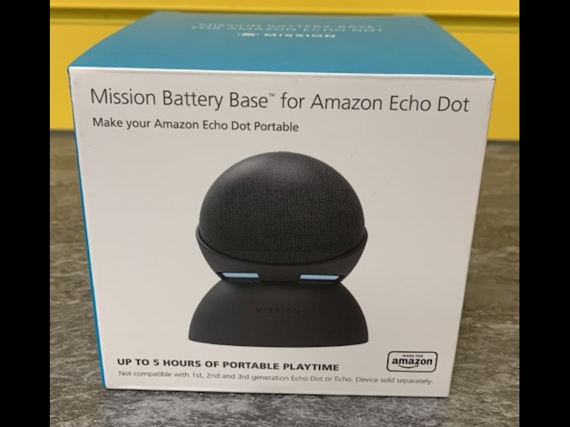  Made for  Battery Base, in Black for Echo Dot