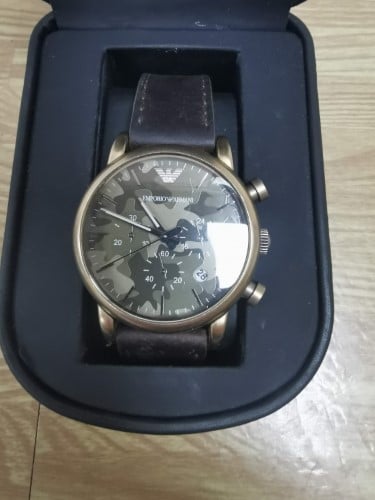 Armani camouflage cheap watch