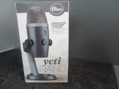 Microphone Blue Yeti Nano Premium Usb Mic For Recording Streaming