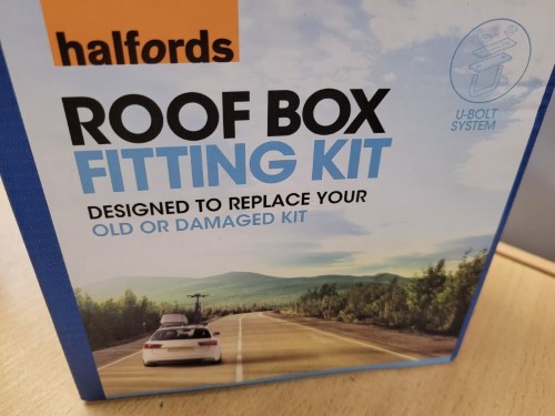 Halfords roof best sale box fitting kit