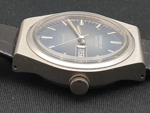 Caravelle stainless steel on sale watch