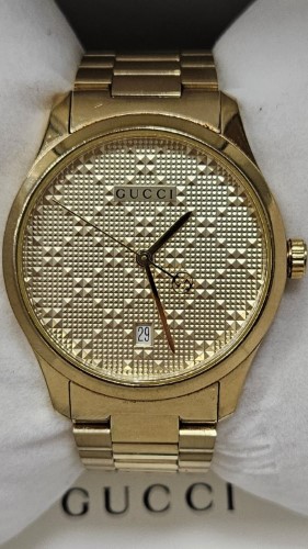 Mens gold outlet watch gucci