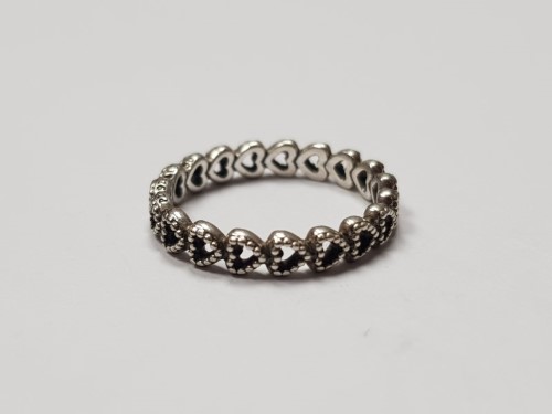 Silver pandora hot sale heart ring